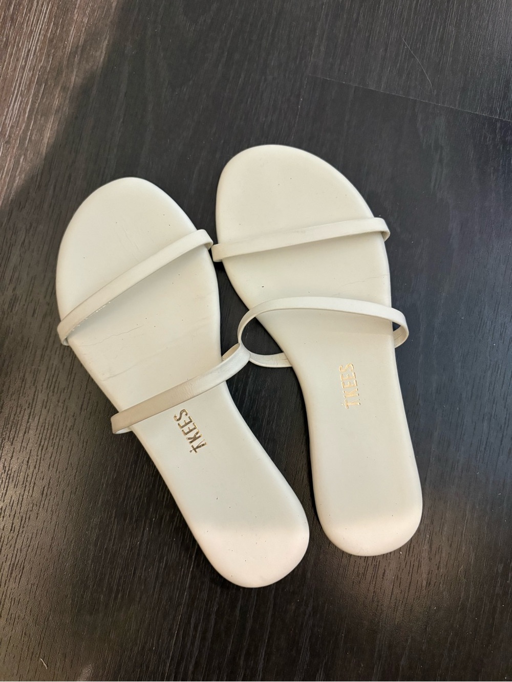Tkees White Gemma Sandals